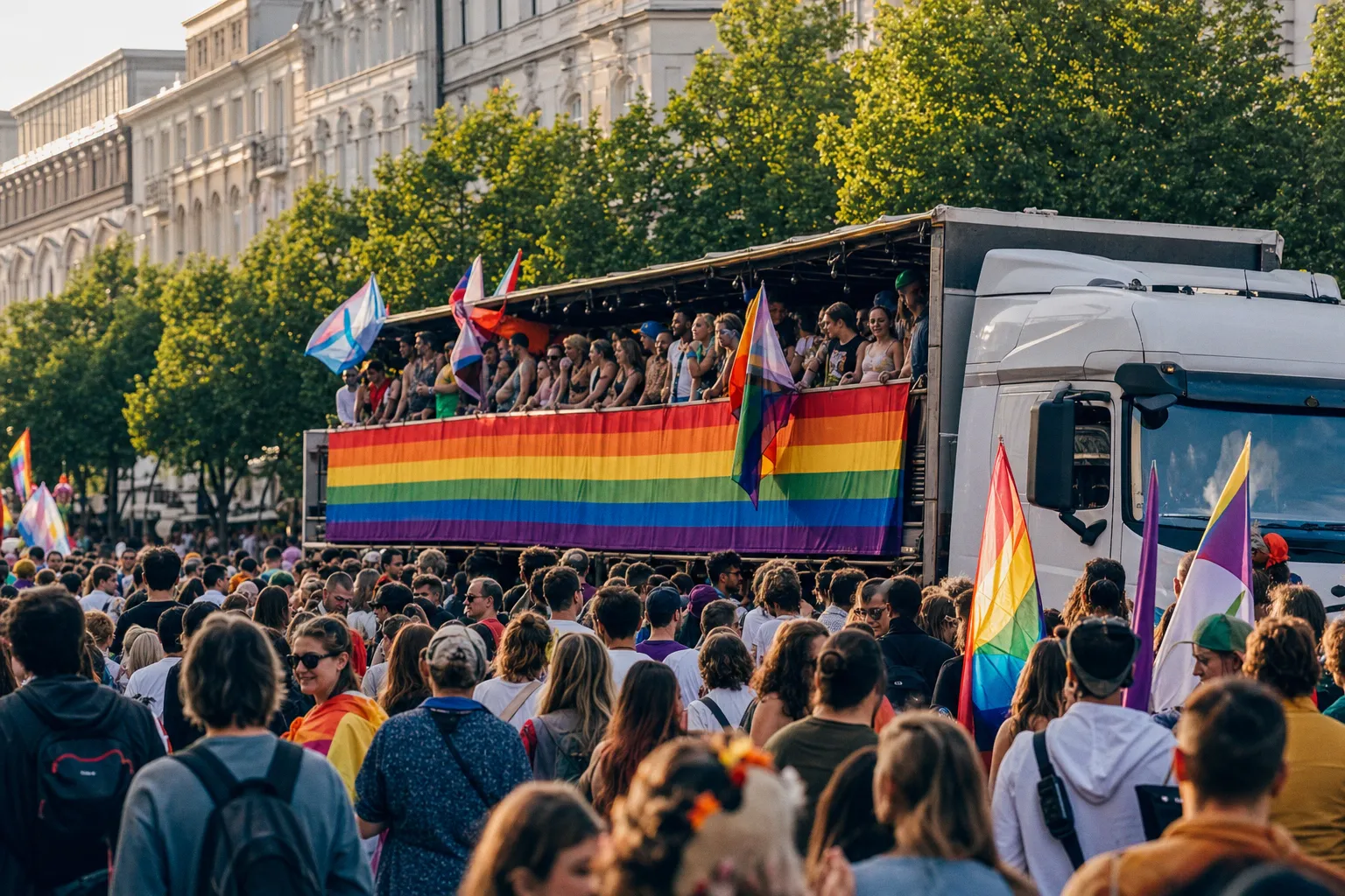 Berlin w barwach tęczy: setki tysięcy uczestników na paradzie równości