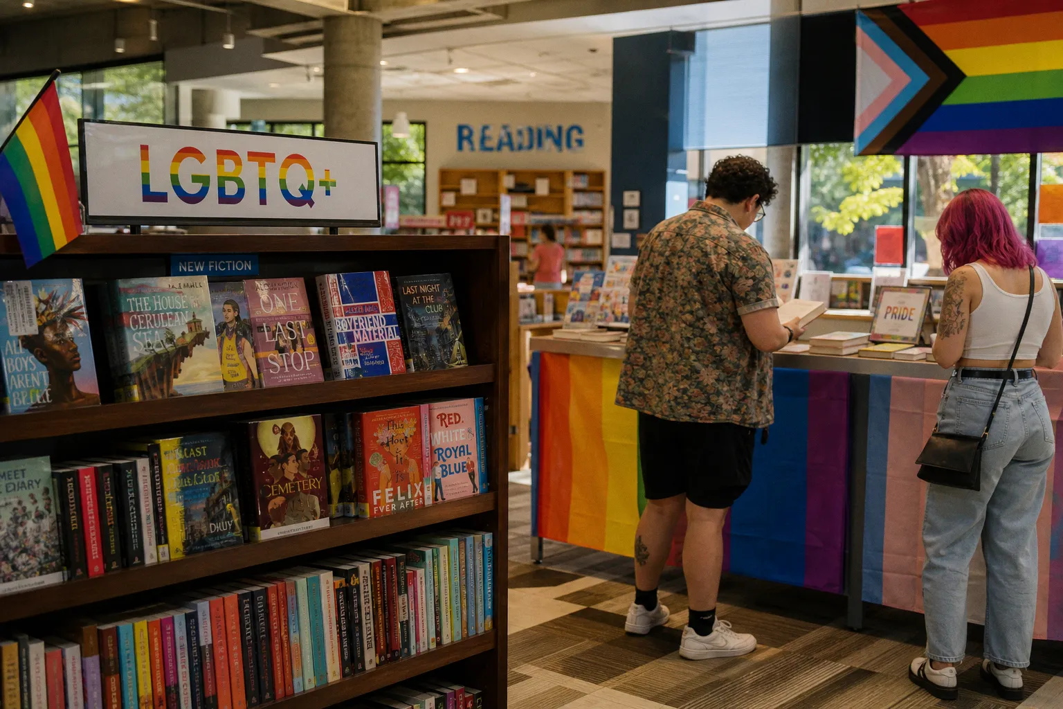 Różnorodność w literaturze: rekomendacje książek LGBTQ+ z biblioteki w Austin