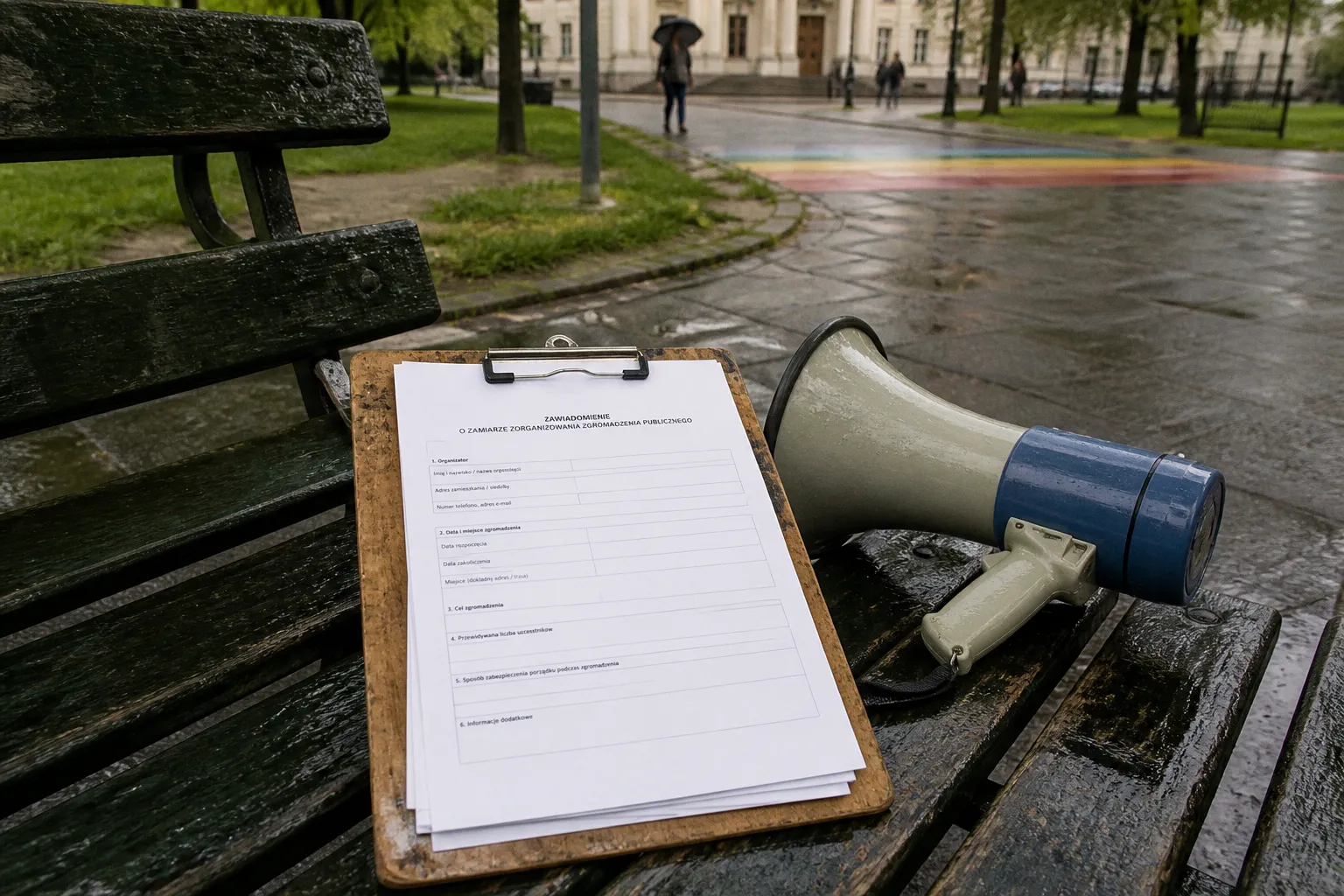 Zgromadzenie publiczne: formalności przed manifestacją